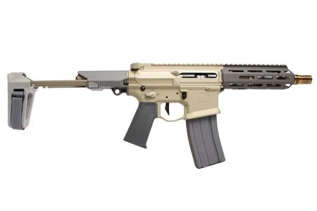 Q HONEY BADGER 300BLK 7` BARREL WITH BRACE GRAY ACCENTS