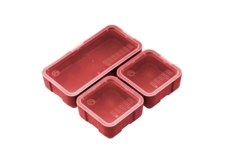 DAKA STORAGE BIN RED POLYMER