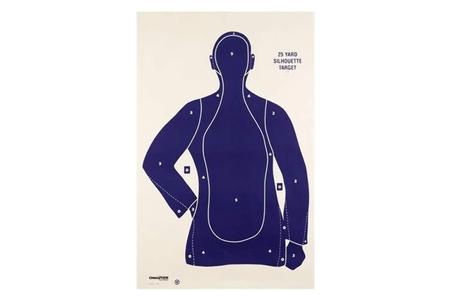 POLICE SILHOUETTE TARGET B21E (PER 100)