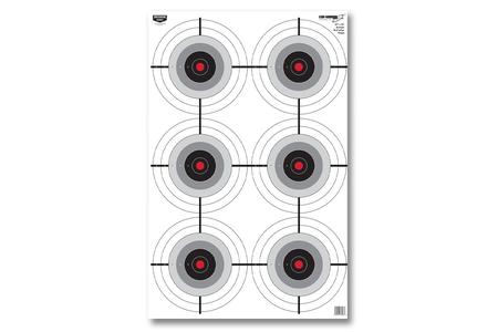 EZE-SCORER MULTIPLE BULLS-EYES 23X35