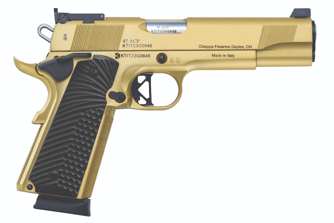 No. 11 Best Selling: CHARLES DALY 1911 EMPIRE GRADE GOLD 45ACP 5` BARREL G10 GRIPS