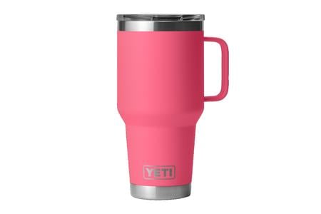 RAMBLER 30 OZ TRAVEL MUG TROPICAL PINK