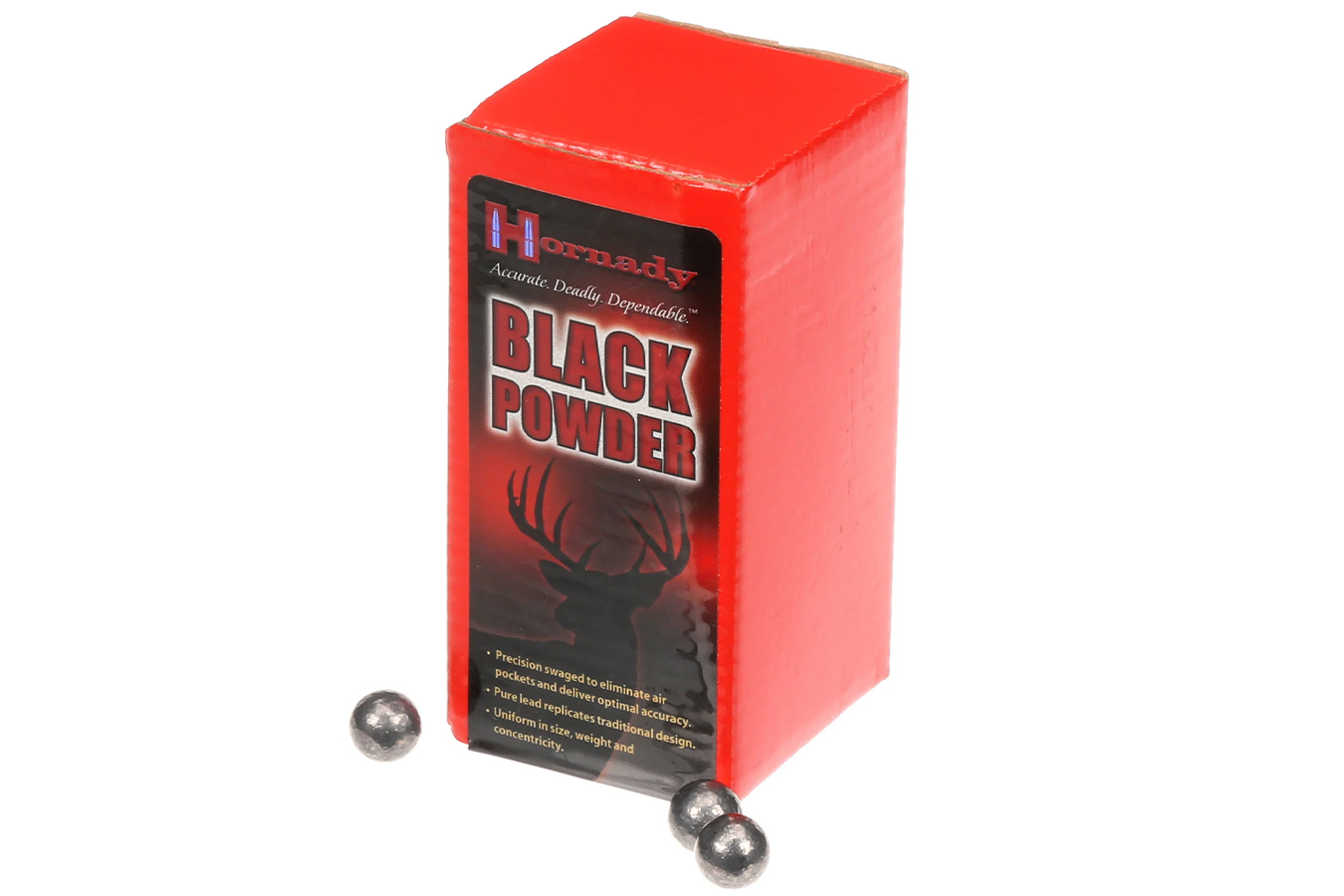 Hornady 54 Cal, .530, Lead Balls, 100/Box