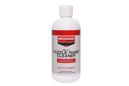 MUZZLE MAGIC NO. 77 CLEANER, 16 FL. OZ. BOTTLE