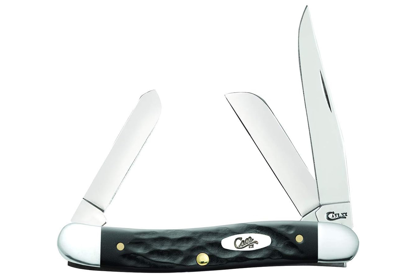 Wrcase  Rough Black Jigged Synthetic Medium Stockman