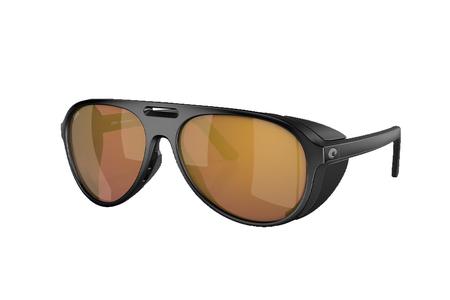 GRAND CATALINA MATTE BLACK WITH GOLD MIRROR LENSES