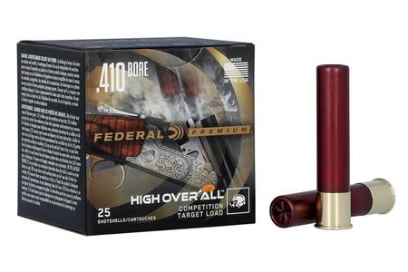 Federal 410 Bore 2-1/2 in 1/2 oz 9 Shot High OverAll Shotshells 25/Box