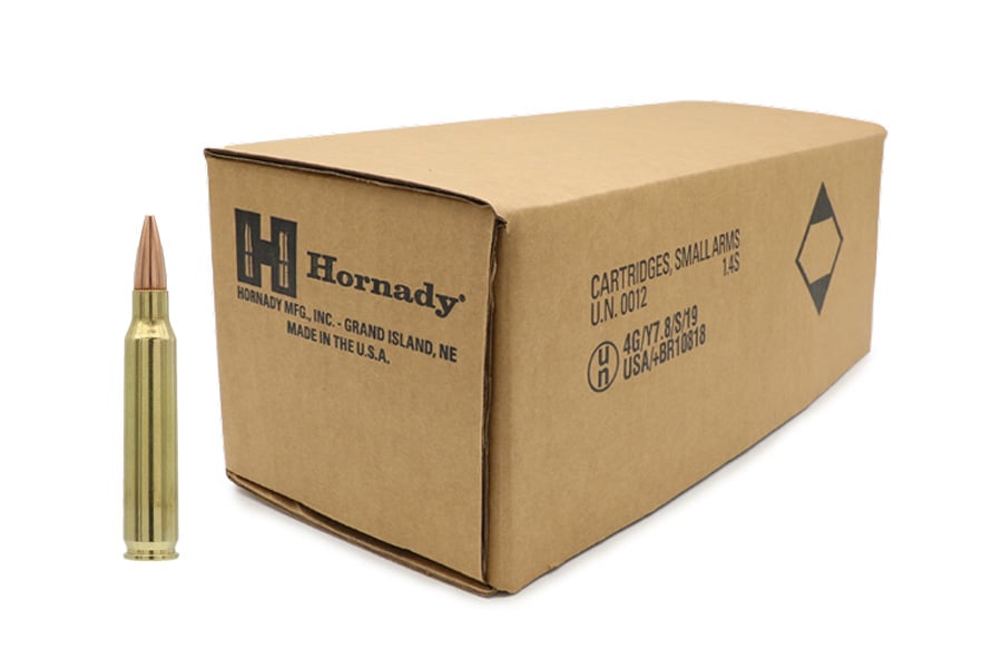Hornady 5.56 NATO 75 Grain BTHP TAP SBR Training 500/Case (LE)