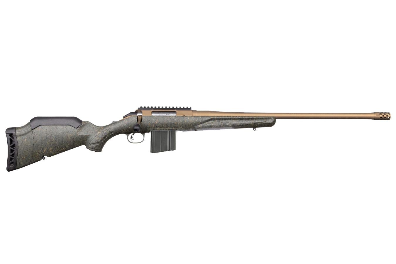 No. 9 Best Selling: RUGER AMERICAN PREDATOR II 400LEGEND 22` BURNT BRONZE THREADED BARREL GREEN SPLATTER S