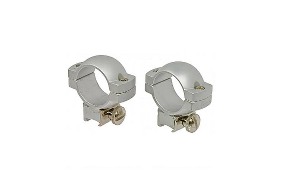 Redfield 1 Inch medium Aluminum Rings with Silver Finish