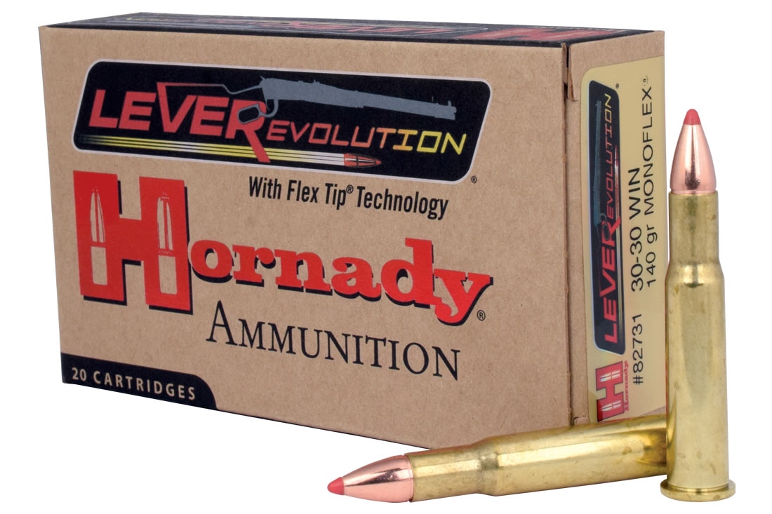 HORNADY 30-30 WIN 140 GR MONOFLEX LEVEREVOLUTION