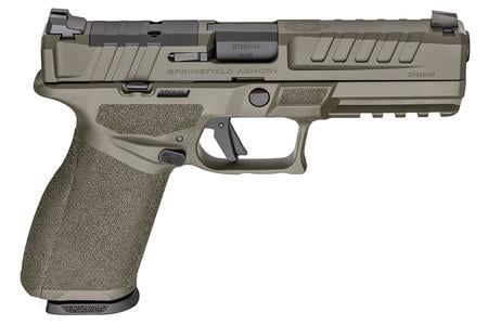 ECHELON 9MM OD GREEN OPTIC READY PISTOL WITH TACTICAL U-DOT SIGHTS