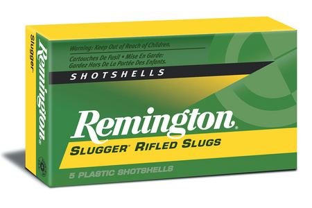 REMINGTON 12 Ga 2 3/4 1 oz Slugger Rifled Slugs 5/Box