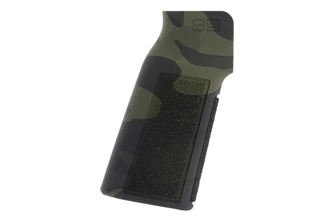 B5 Systems Type 22 P-Grip Black Multi-Cam Aggressive Textured Polymer, Increased Vertical Grip Angle with No Backstrap, Fits AR-Pla
