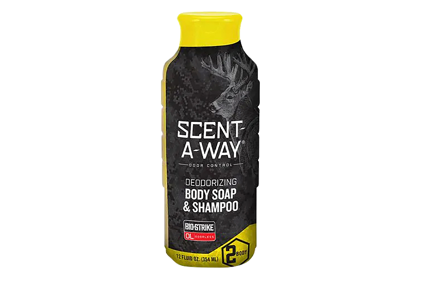 Hunters Specialties Bio-Strike Body Wash/Shampoo Odor Eliminator Odorless Scent 12 oz Liquid