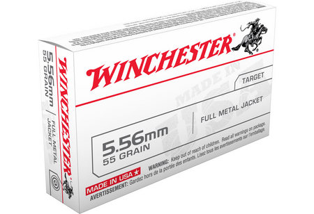 WINCHESTER AMMO 5.56mm 55 gr FMJ USA Q3131 20/Box