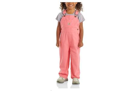 TODDLER GIRLS LOOSEFIT CANVAS BIB OVERALLS