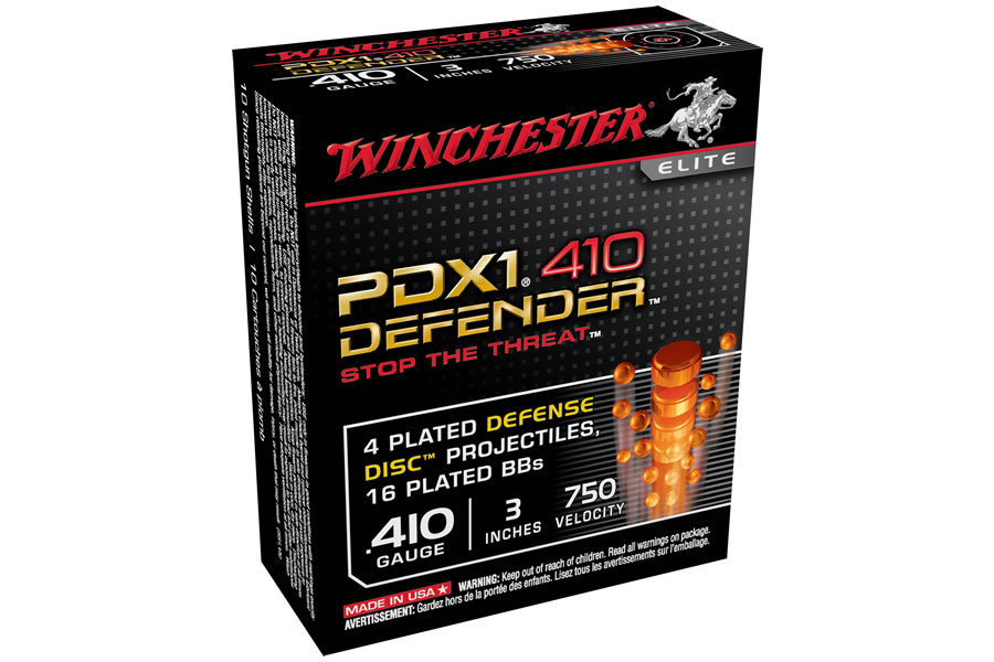 WINCHESTER AMMO 410 GA 3 IN 4DD/16BB DEFENSE DISC/BB COMBO