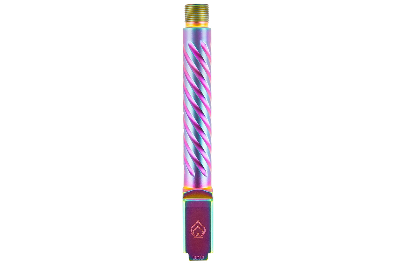 Ballistic Advantage  Premium Series Threaded/Spiral Fluted, 9mm Luger, Iridescent PVD, Fits Glock 17 Gen 5