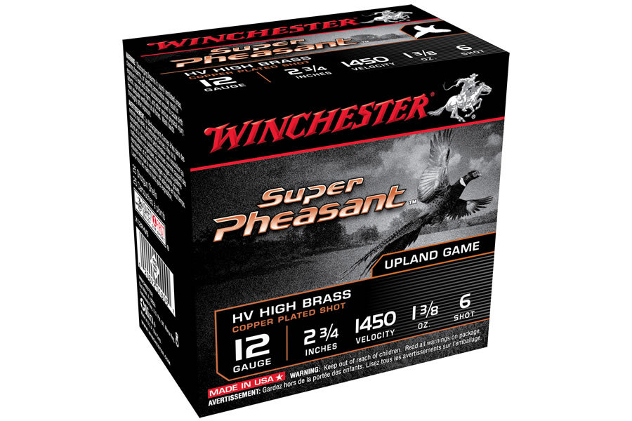 WINCHESTER AMMO 12 GA 2-3/4 IN 1-3/8 OZ PLATED HIGH VELOCITY SUPER PHEASANT