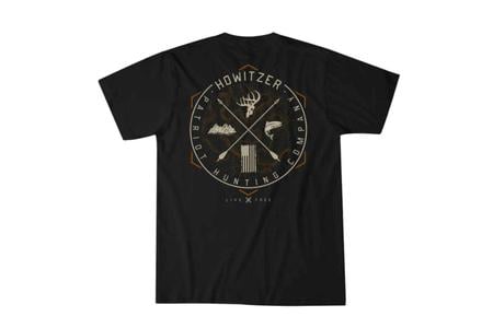 Howitzer Wilderness Black Short Sleeve T-Shirt exclusive deals