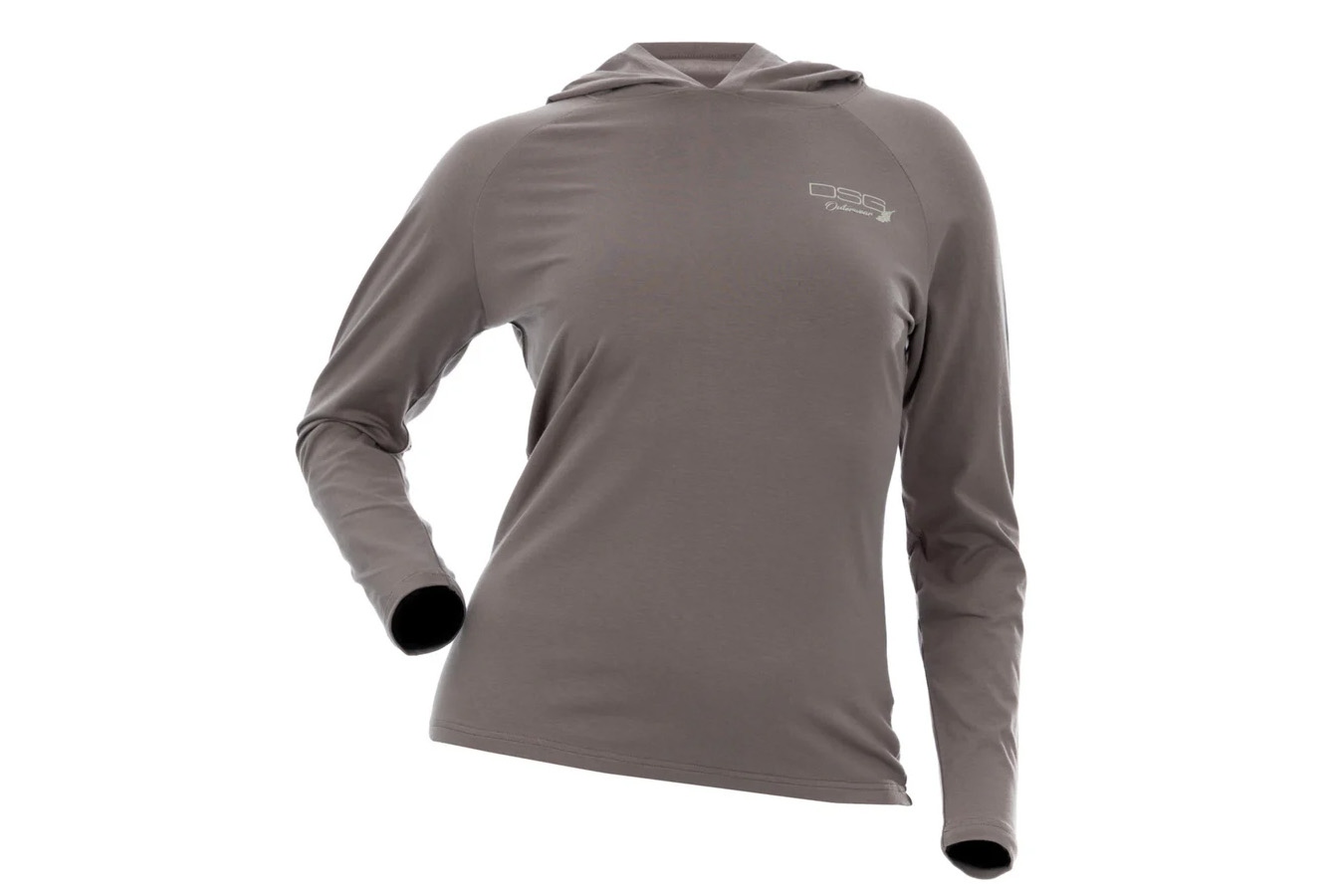 Dsg Outerwear Long Sleeve Hooded Shirt - Stone