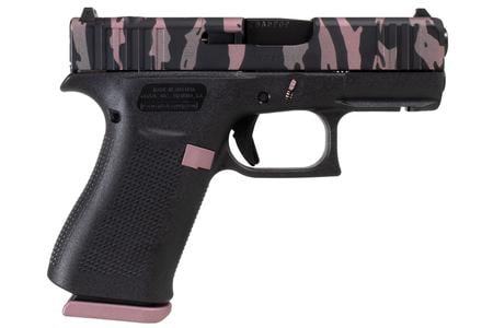 GLOCK 43X MOS 9MM PINK TIGER PISTOL