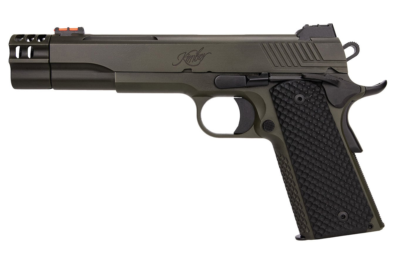No. 16 Best Selling: KIMBER RAMPART 45 ACP COMP OD GREEN G10 GRIPS 1X8
