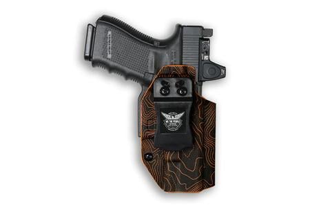 WE THE PEOPLE IWB SMITHWESSON MP SHIELD M2.0 TOPOGRAPHIC ORANGE RIGHT HANDED