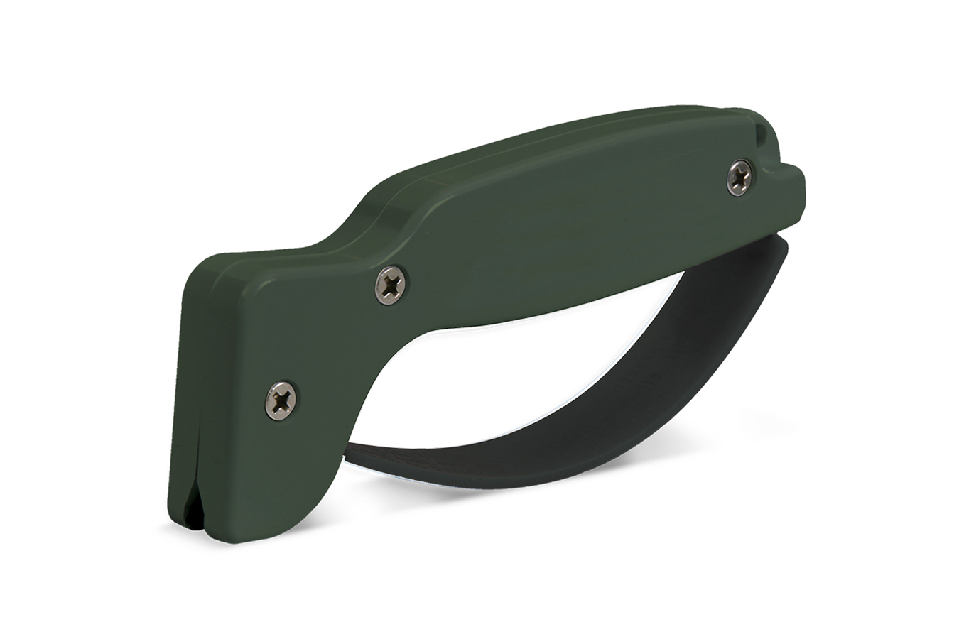 Accusharp Hand Held Hard Diamond Sharpener Ergonomic Olive Drab Handle