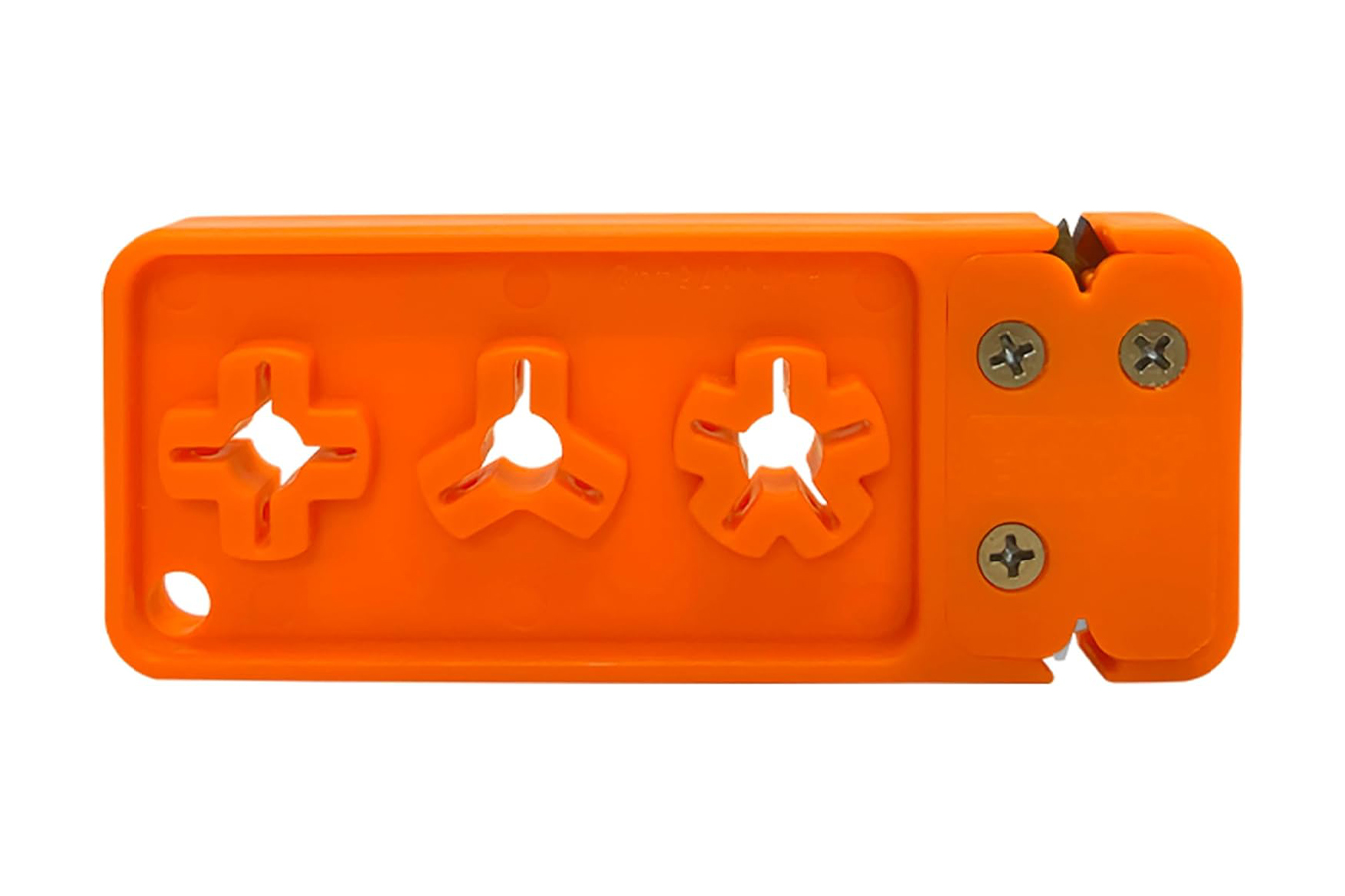 Accusharp Broadhead Sharpener/Wrench Tungsten Carbide Sharpener, Orange