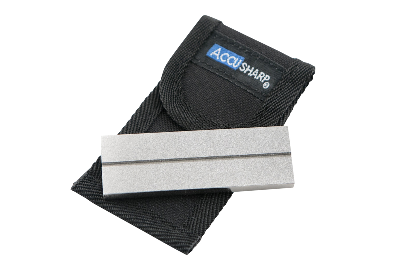 Accusharp Pocket Stone Fine/Coarse Diamond Sharpener Gray