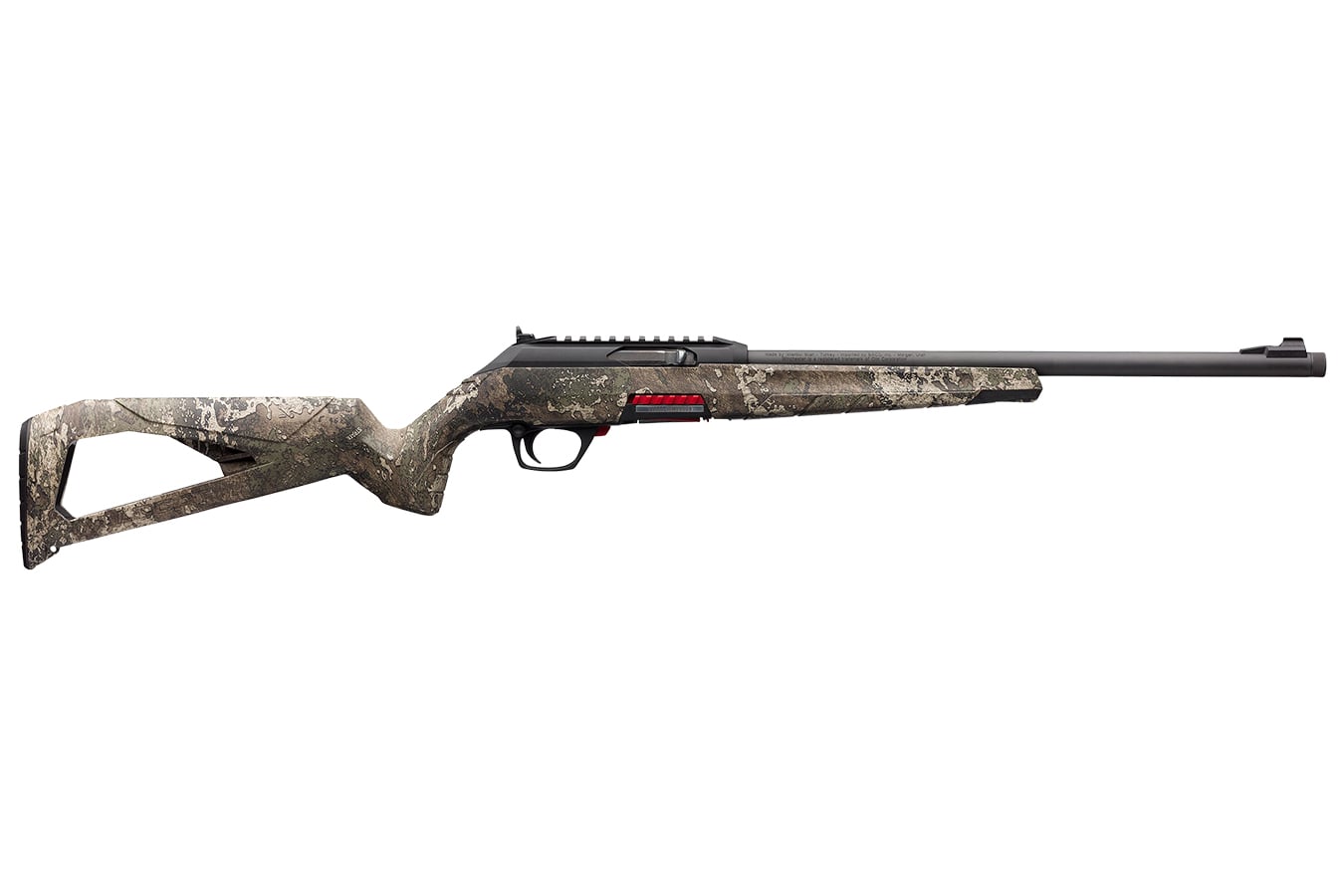 Winchester Wildcat SR 22LR Semi-Auto Rifle with Threaded Barrel and TrueTimber Strata Stock