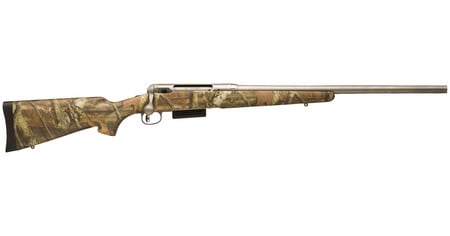 SAVAGE 220 Slug 20 Gauge Specialty Shotgun with Camo Stock and Stainless Barrel