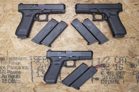 GLOCK 17 GEN5 9MM POLICE TRADE-IN PISTOL (VERY GOOD) NIGHTS SIGHTS