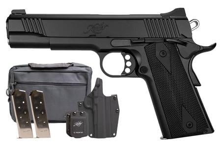 KIMBER 1911 CUSTOM II 45 ACP BLACK 5 IN BBL 3 MAG BAG/HOLSTER/MAG POUCH