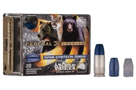 Federal 357 Magnum 180gr Solid Core Syntech Ammo 20/Box