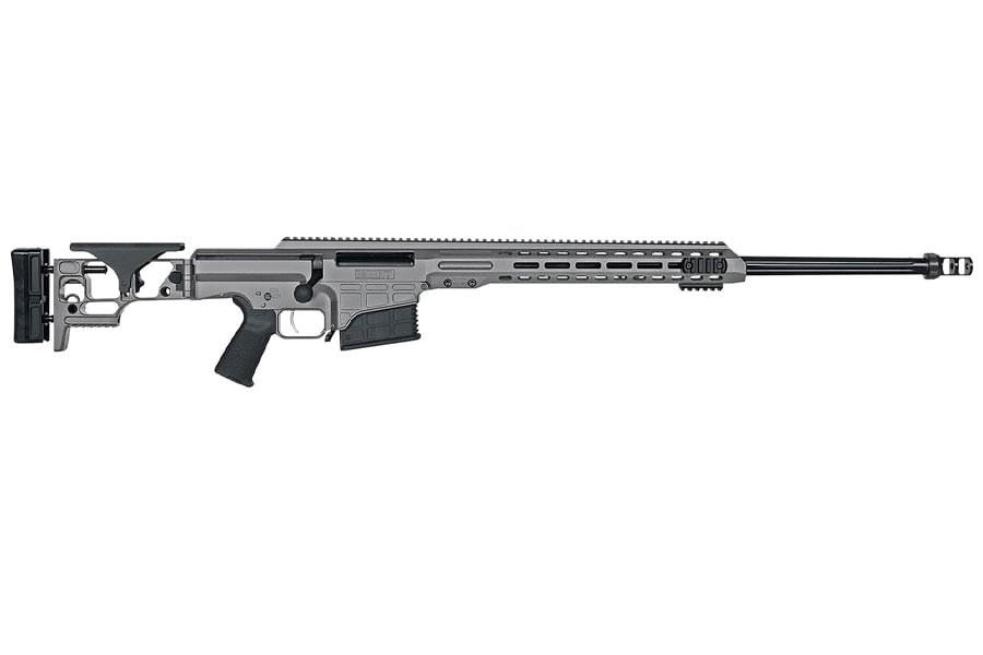 Barrett MRAD 300 Win Mag Bolt-Action Rifle With Folding Stock and Tungsten Cerakote Finish