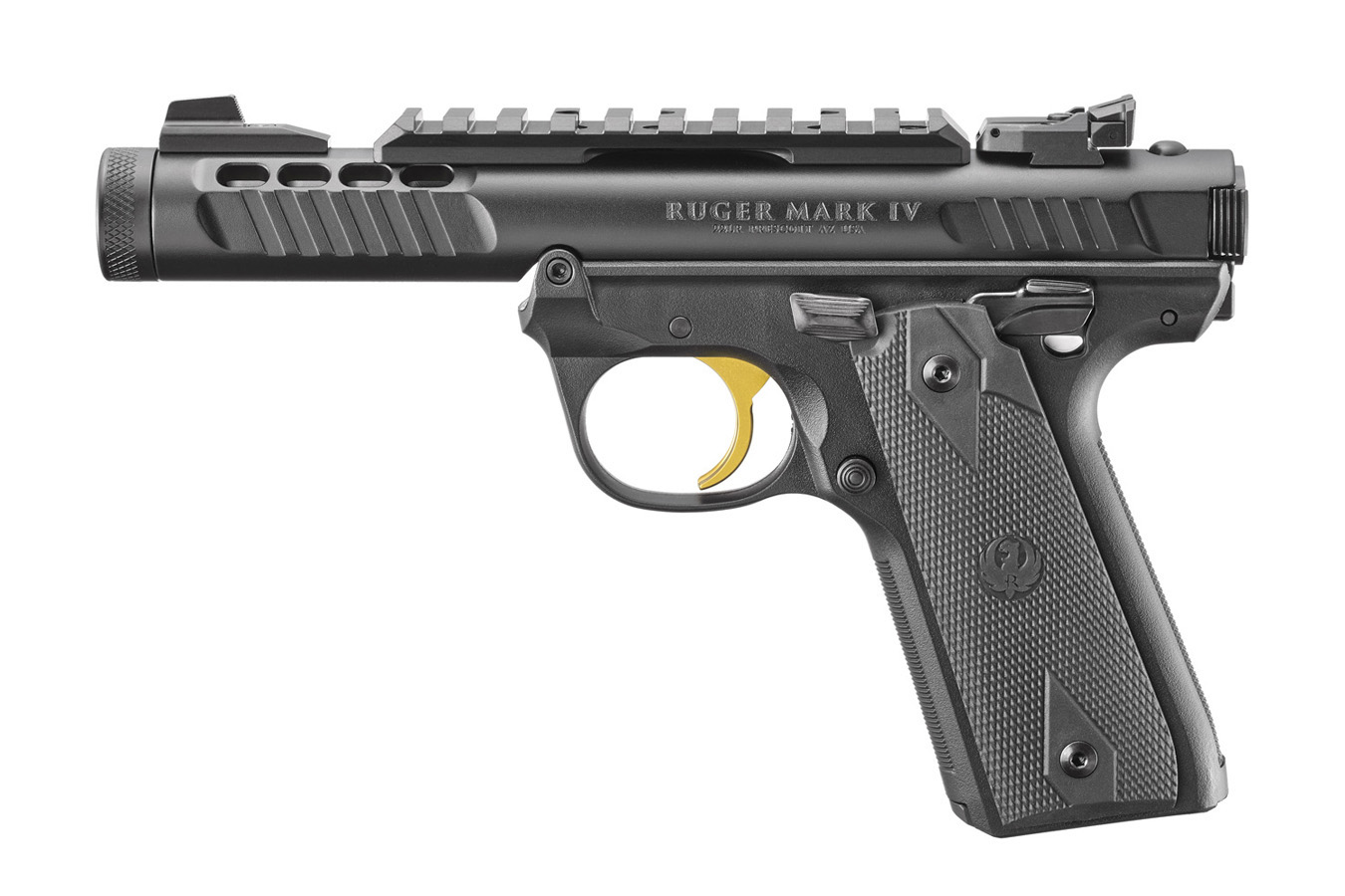 Ruger Mark IV 22 45 Lite 22LR Rimfire Pistol With Black Anodized Slide 