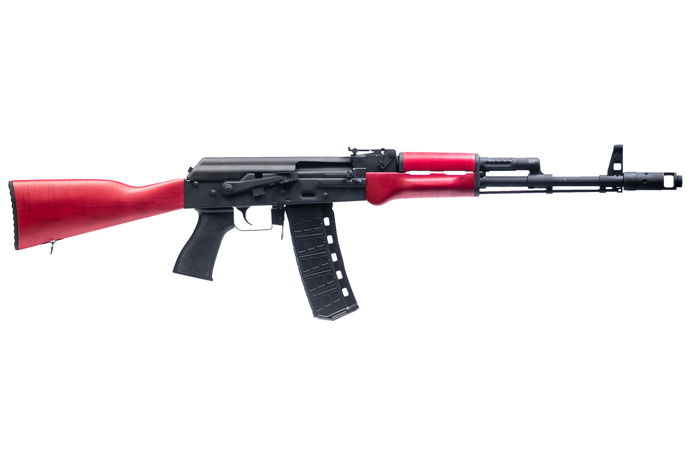 Century Arms BFT 556 5.56mm Semi-Auto Rifle with Matte Red Wood Stock