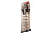 Elite Tactical Systems Omega 9mm Luger 17 Round Clear Magazine for Glock Pistols