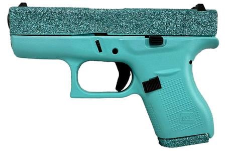GLOCK 42 380 ACP MALIBLUE GLITTER 3.25` BARREL