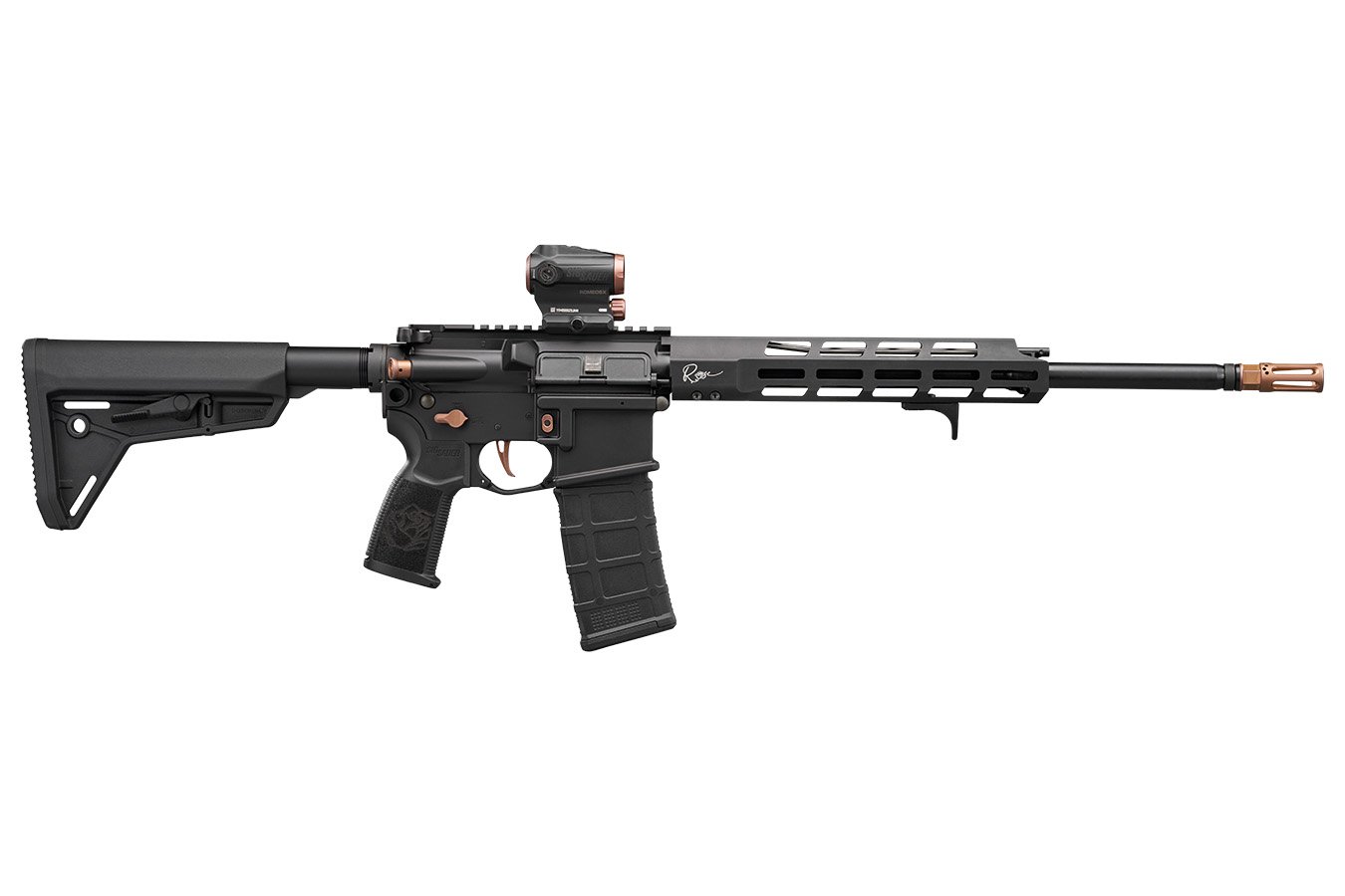 Sig Sauer M400 Rose 5.56 NATO Rifle Package with ROMEO5 Sight and Rose Gold Accents