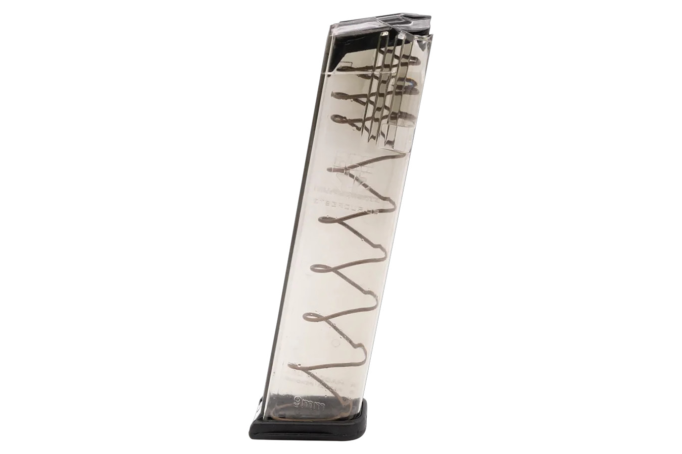 Elite Tactical Systems 9mm 22-Round Magazine for Glock 17, 18, 19, 26, 34, 45  with Clear Polymer Finish