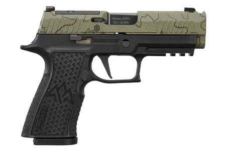 SIG SAUER P320 10 MM 3.8 IN BARREL MOSS GREEN OPTIC READY 3-15 RD MAGS