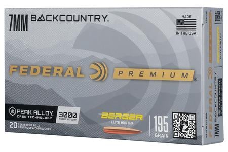 7MM BACKCOUNTRY 195GR BERGER ELITE HUNTER