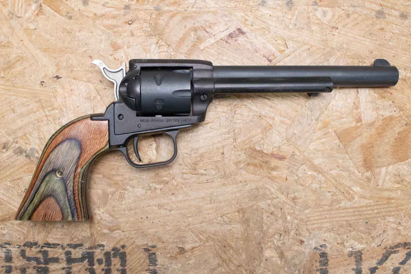 Heritage Rough Rider .22LR Police Trade-In Revolver with Laminate