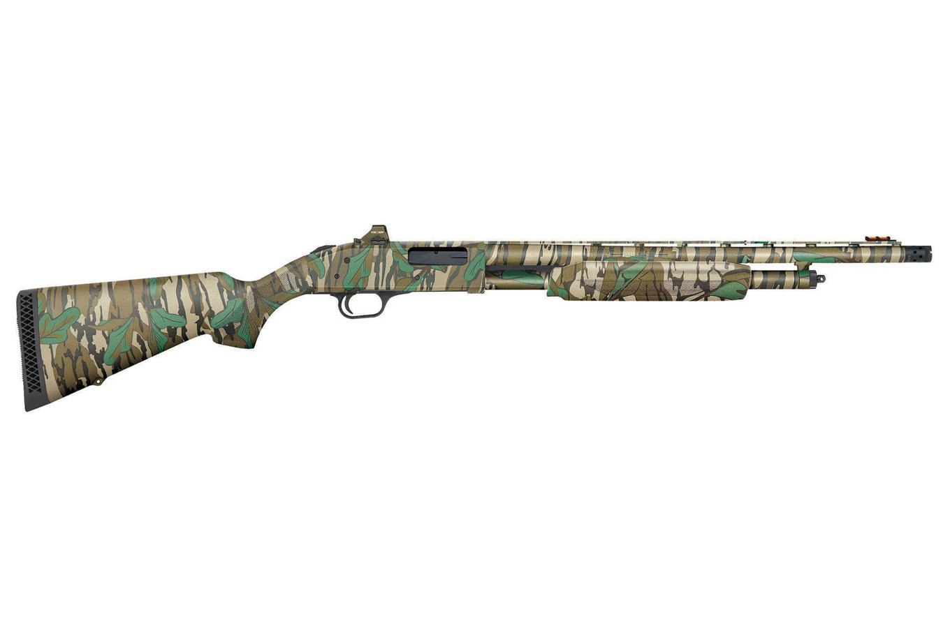 Mossberg Model 500 Turkey 20 Gauge Pump Action Shotgun with Mossy Oak Camo Finish and Holosun Micro Dot