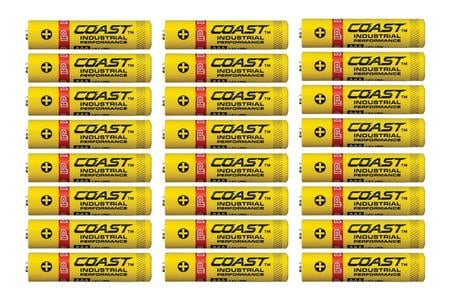 ALKALINE COAST BATTERY INDUSTRIAL PERFORMANCE AAA 24 PC CB