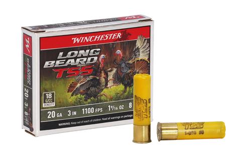 20 GA 3 INCH 8 SHOT LONG BEARD TSS 1-5/8 OZ 